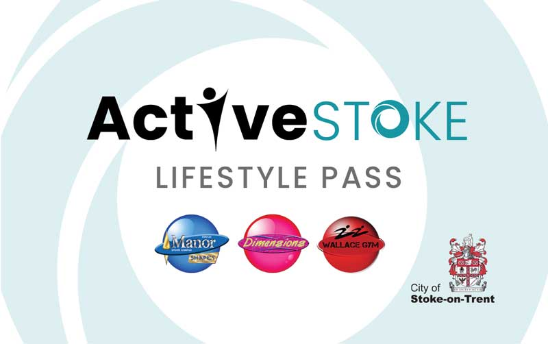 sample of active stoke lifestyle pass showing 3 leisure centre logos