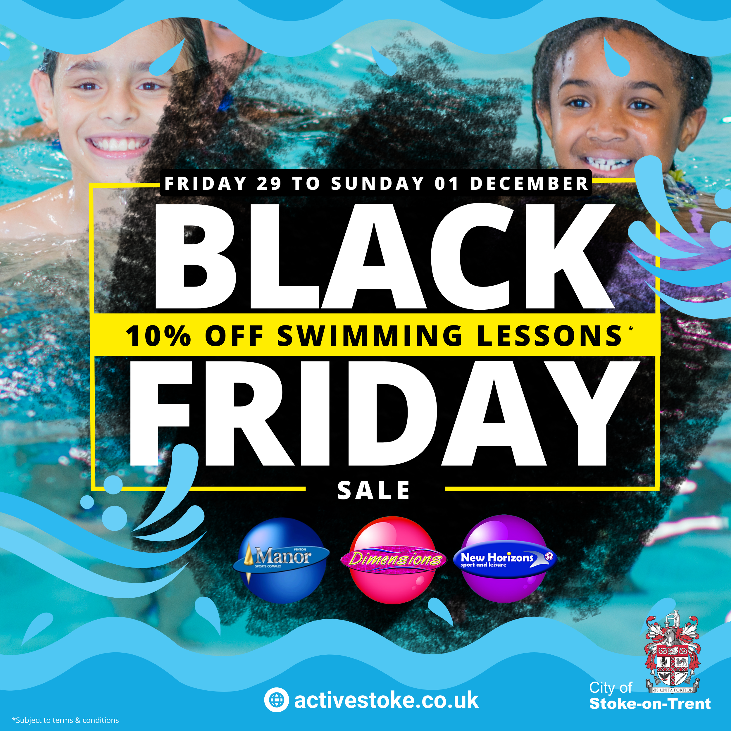 Black Friday 10% Swimming offer