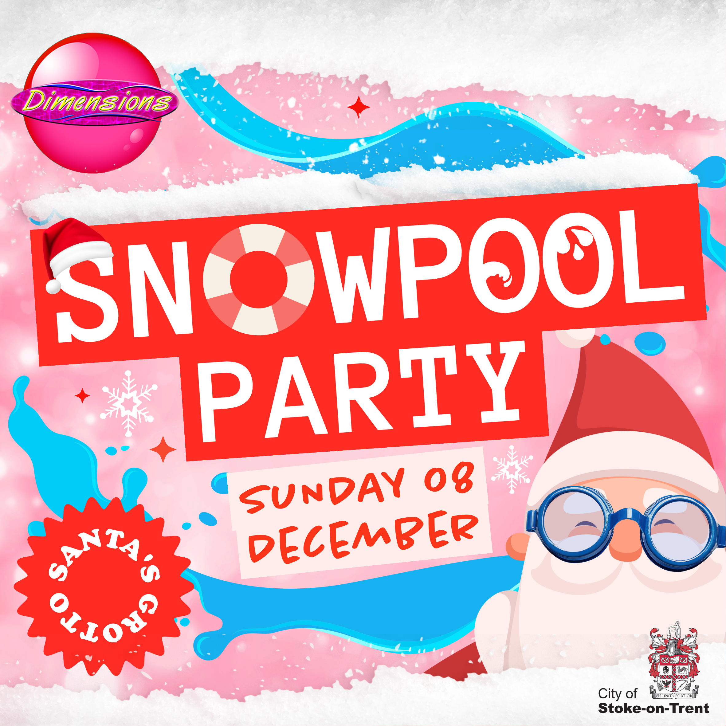 Dimensions Snow Pool Party Sunday 08 December