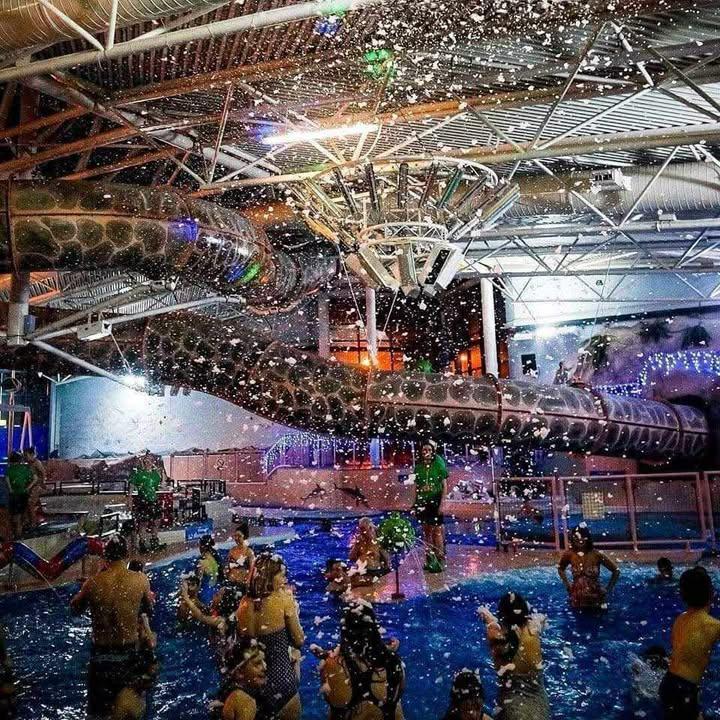 Dimensions Snow Pool Party