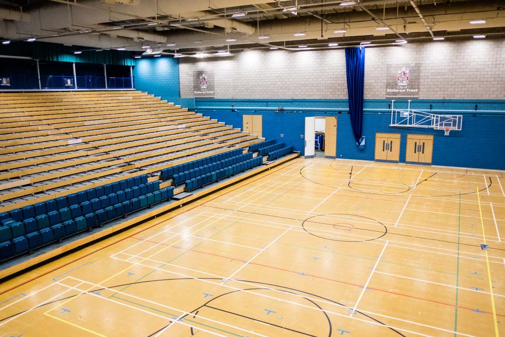 image of arena event set up with seating at fenton manor