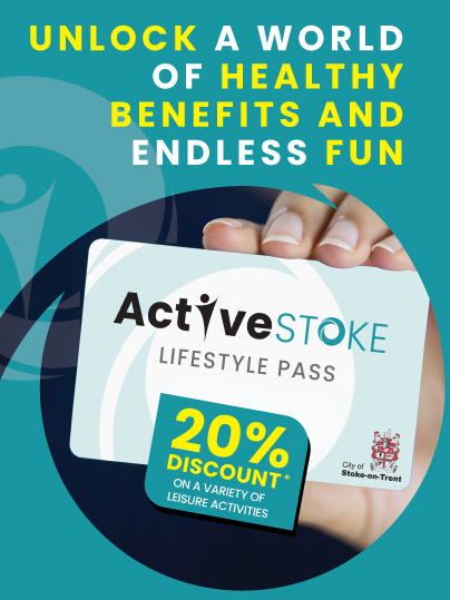 a hand holding an active lifestyle card