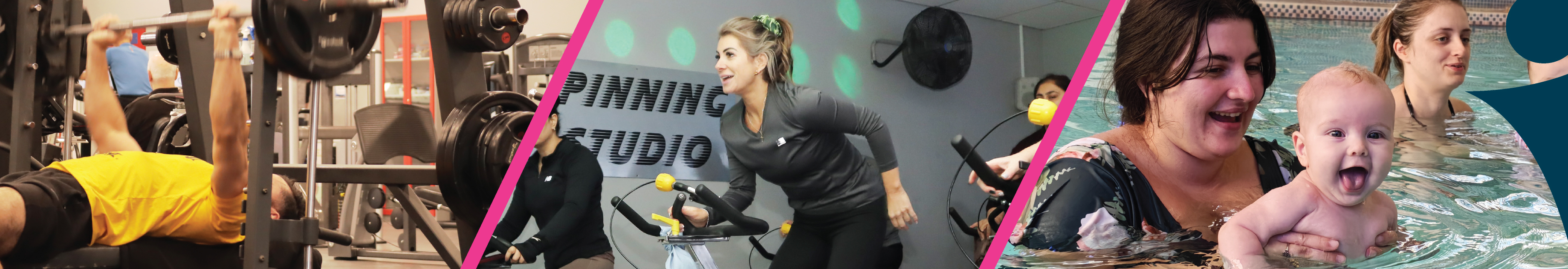 3 images of dimensions leisure centre