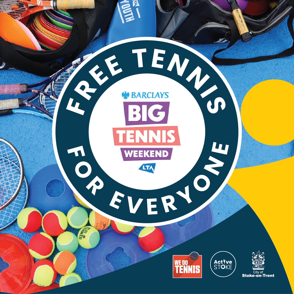 Free Tennis for everyone with Barclays Big Tennis Weekend at Hanley Park