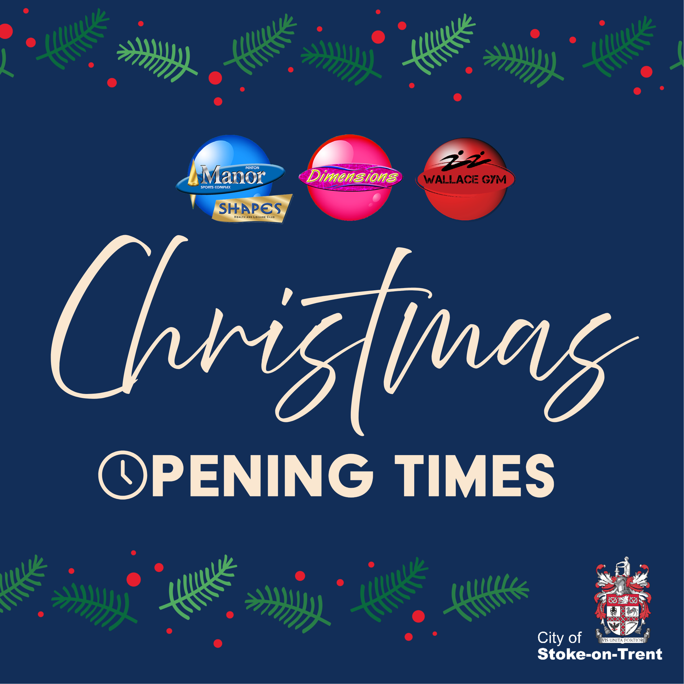Christmas opening hours asset