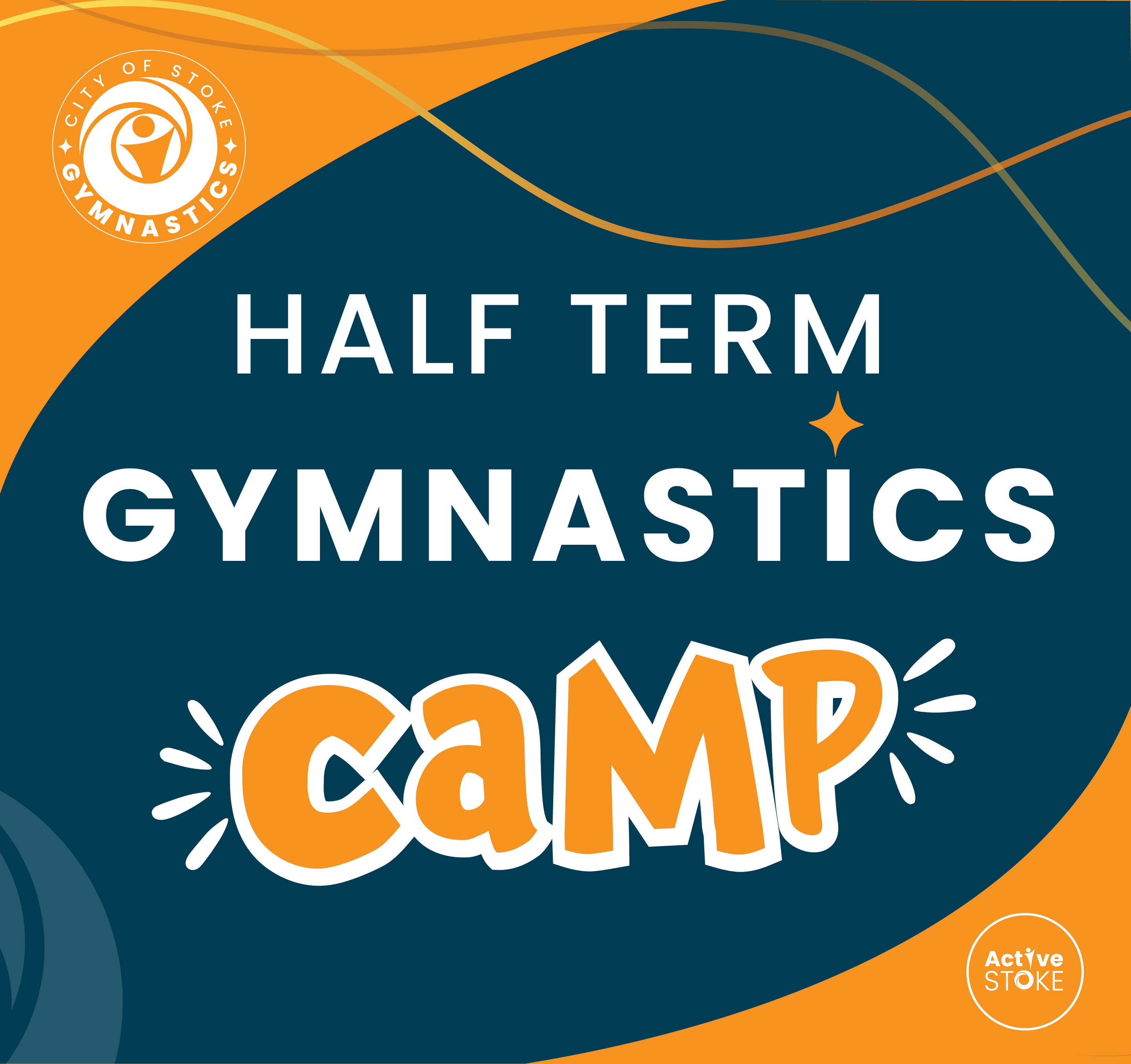 Half term Gymnastics Camp graphic