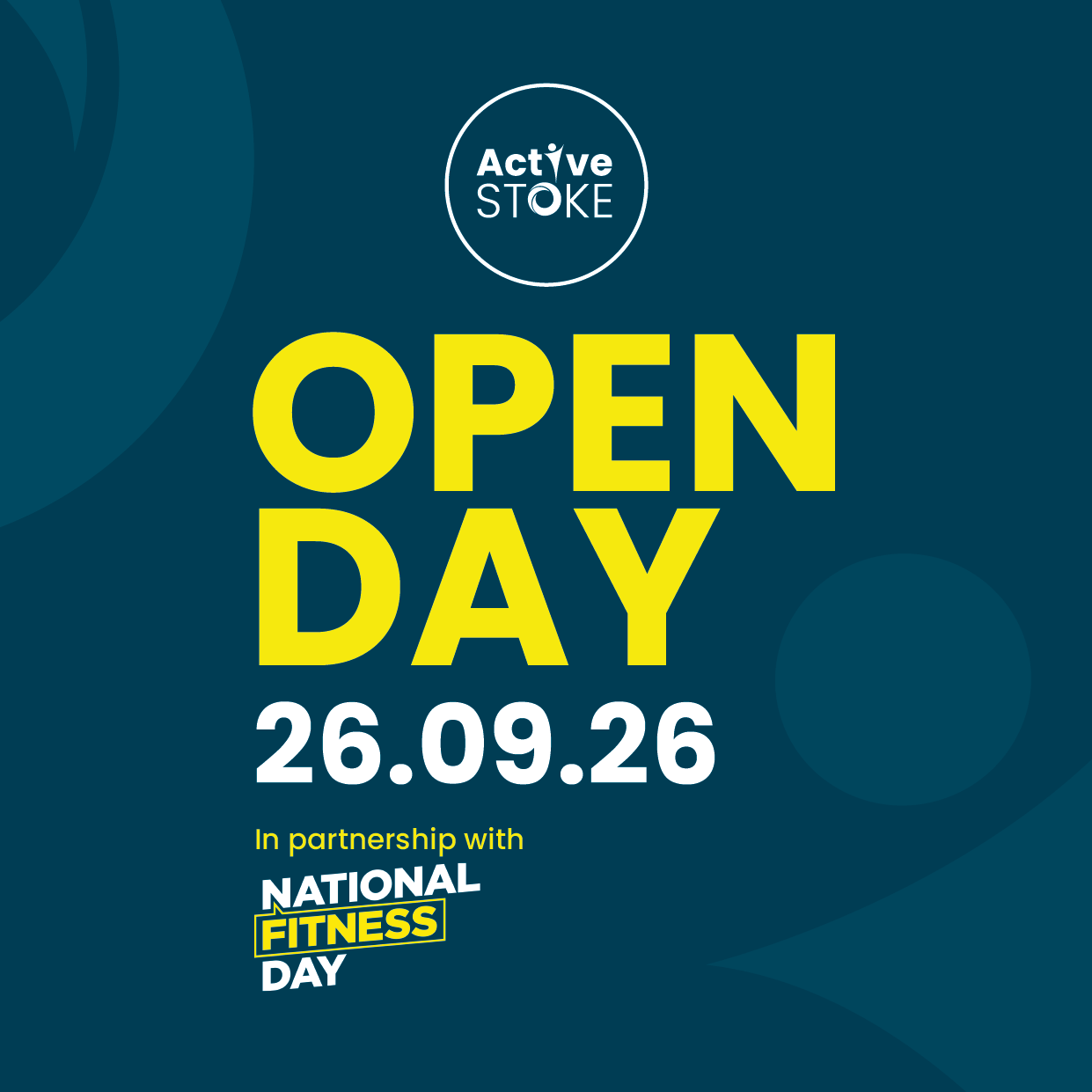 Active Stoke Open Day 26 September 2026