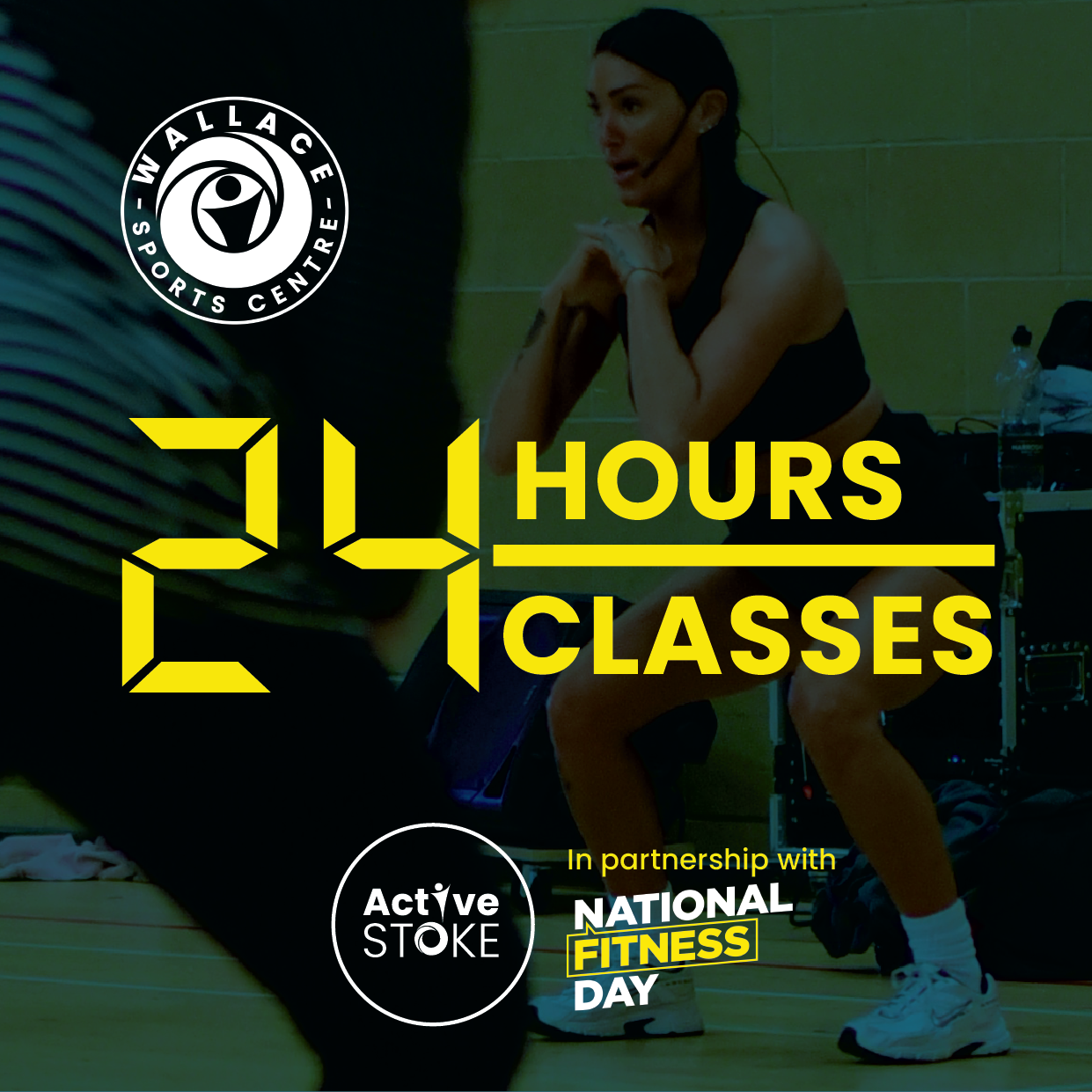 Wallace 24 classes in 24 hours charity challenge
