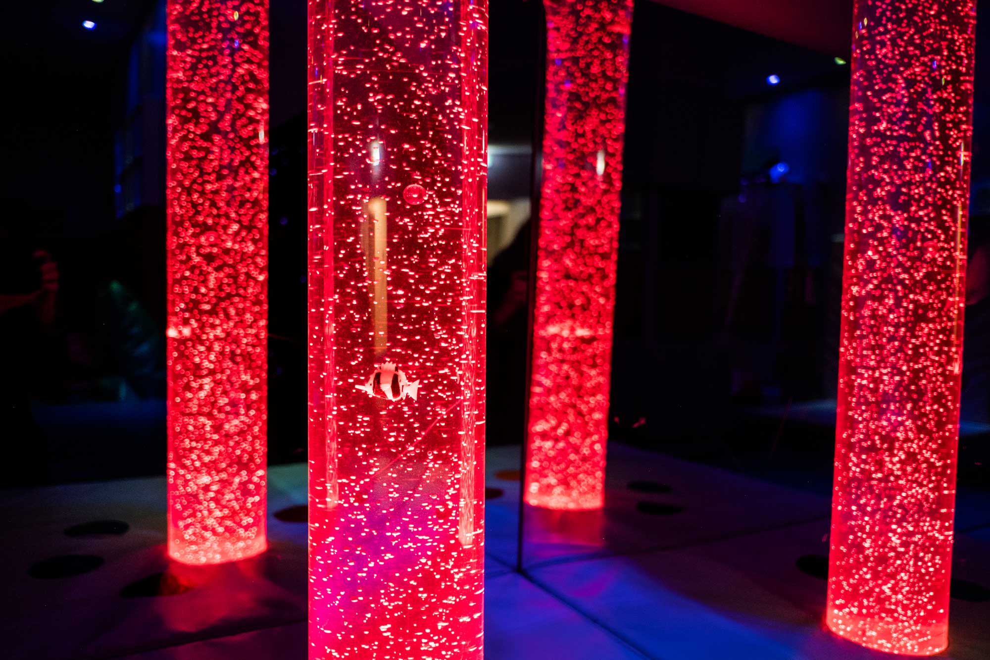 lighting columns in dimensions sensory room